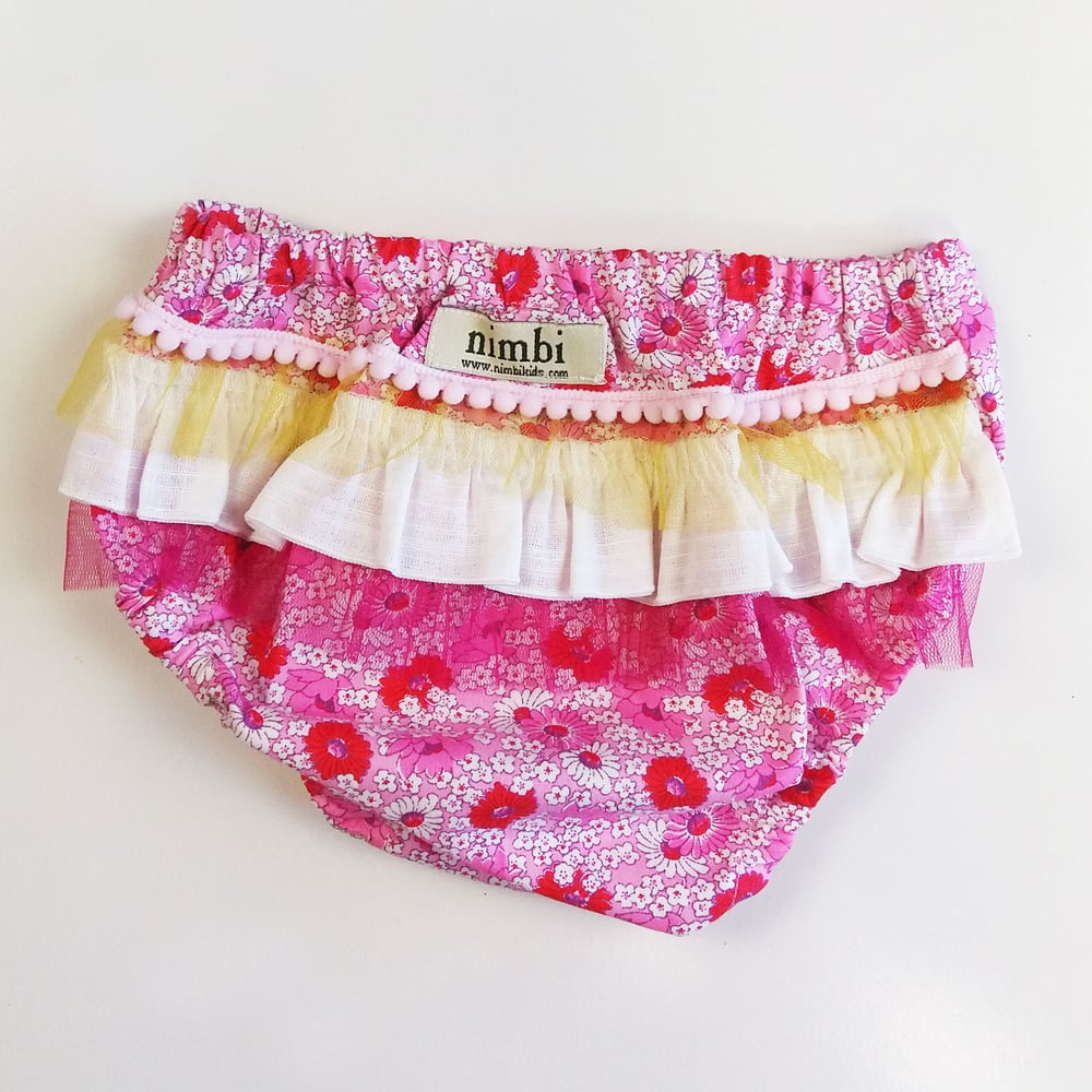 Image of Bambini Ruffled Pilchers - Daisy Fields