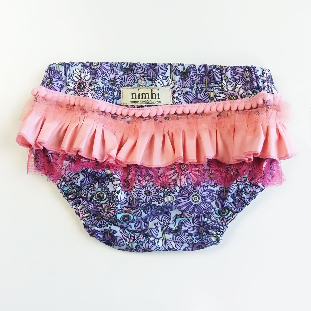 Image of Bambini Ruffled Pilchers - Dahlia Lilac