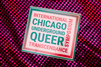 Image 1 of ICUQTS SQUARE STICKER