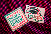 ICUQTS EYE & SQUARE LOGO sticker