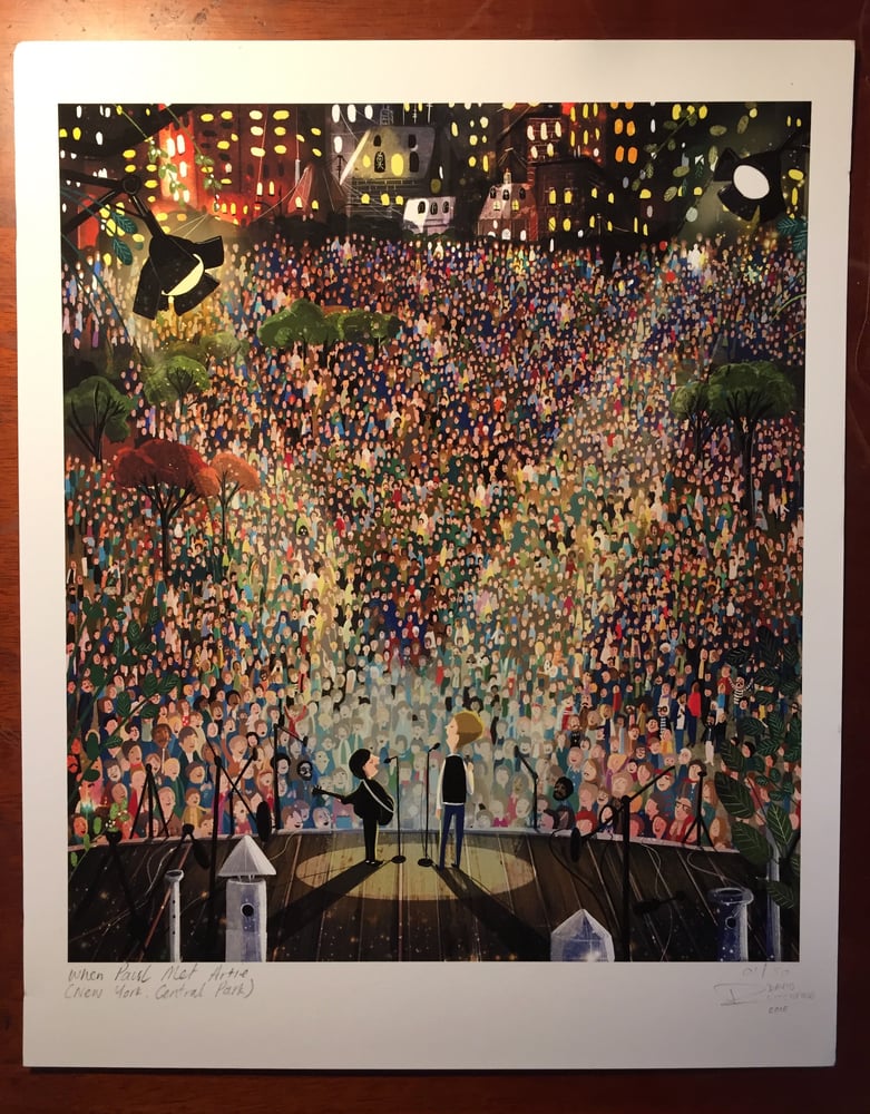 Image of 'When Paul Met Artie. Central Park, New York 1981'
