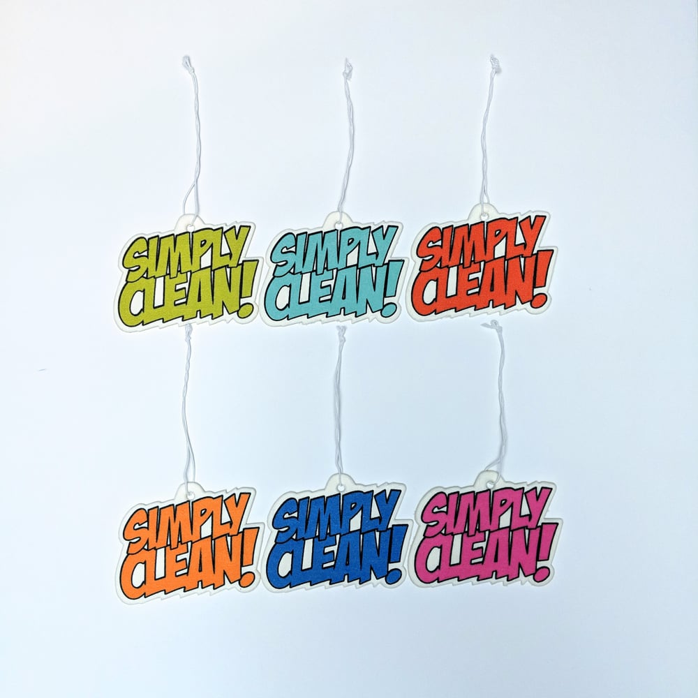 Image of Simply Clean Comic Air Freshener.
