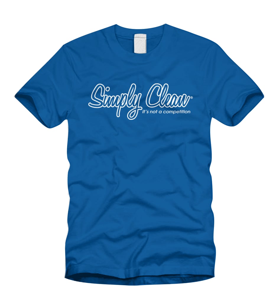 Image of Unisex Logo Tee… Royal Blue/White