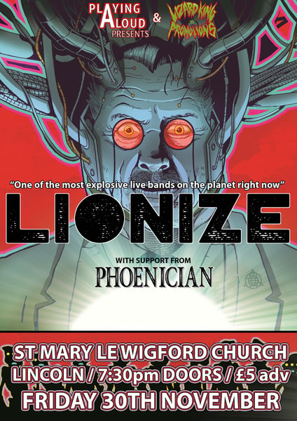Image of Lionize, Live - St Mary Le Wigford Church, Lincoln - Friday 30th November '18 - Digital Ticket