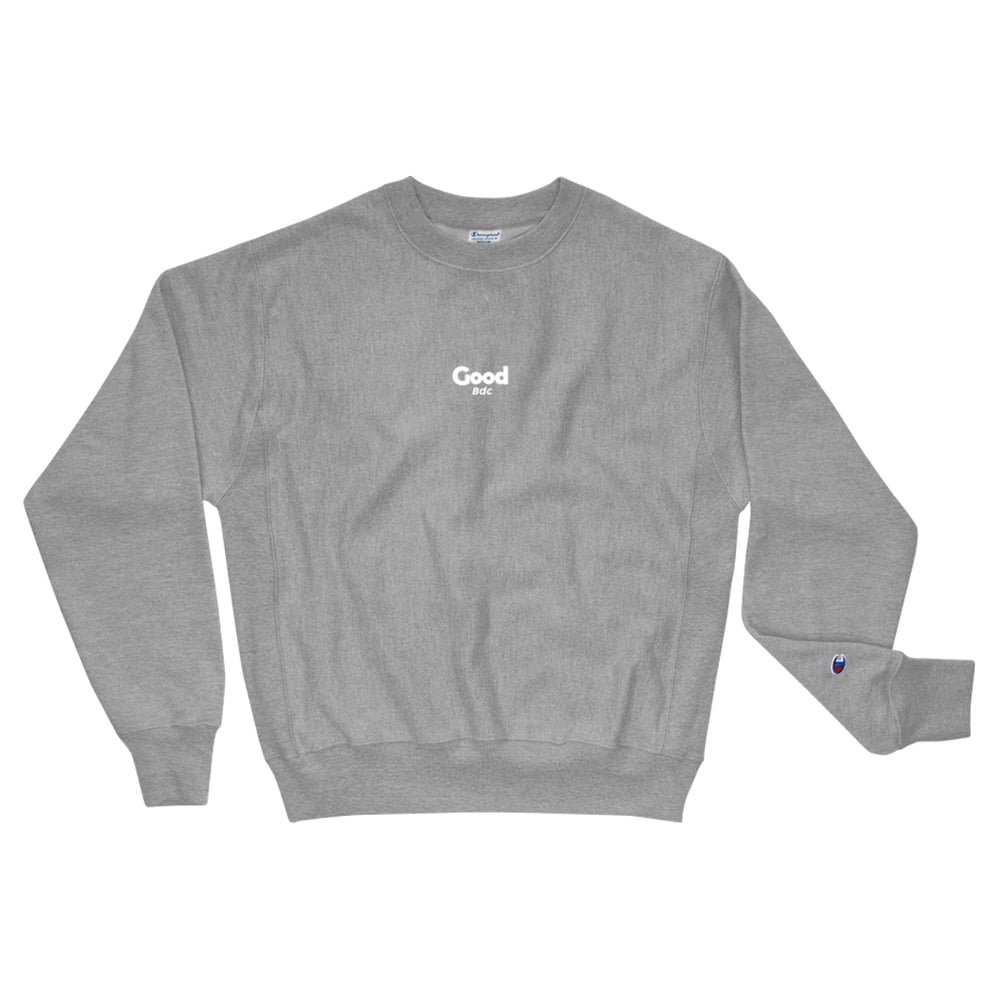 Image of Good Bdc Champion Grey Crewneck