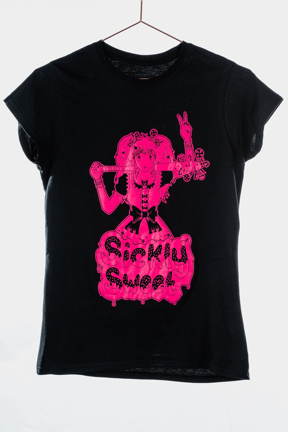 Sickly Sweet Neon Ladies Fit Anime T-Shirt