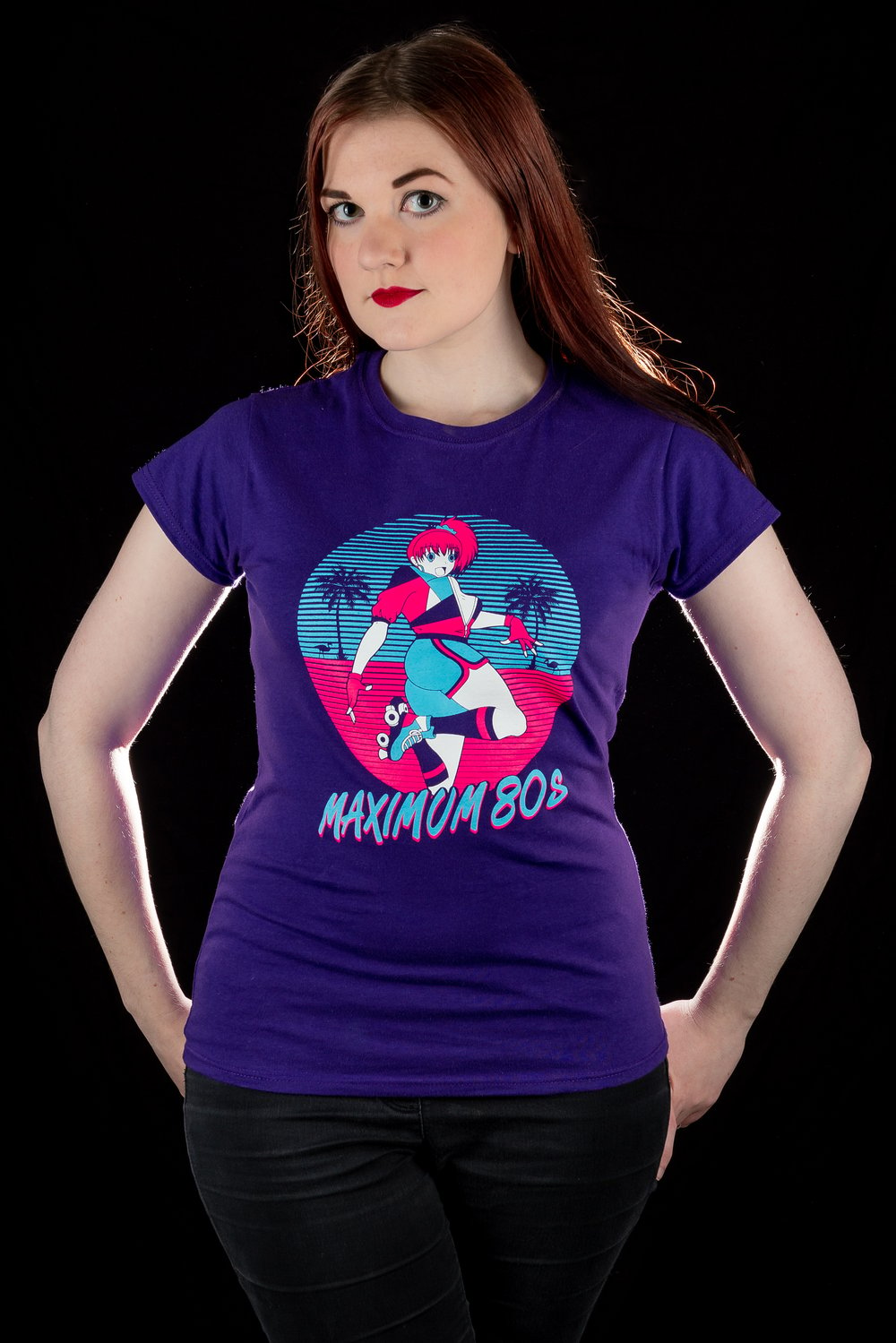 Maximum 80s Ladies Fit Anime T-Shirt