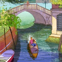 Image of Venice Bridge Near the Arsenale