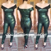 Image 2 of Girl's Night Out Sequins Jumpsuit 