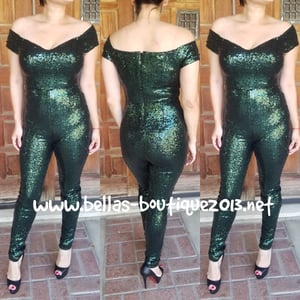 Image of Girl's Night Out Sequins Jumpsuit 