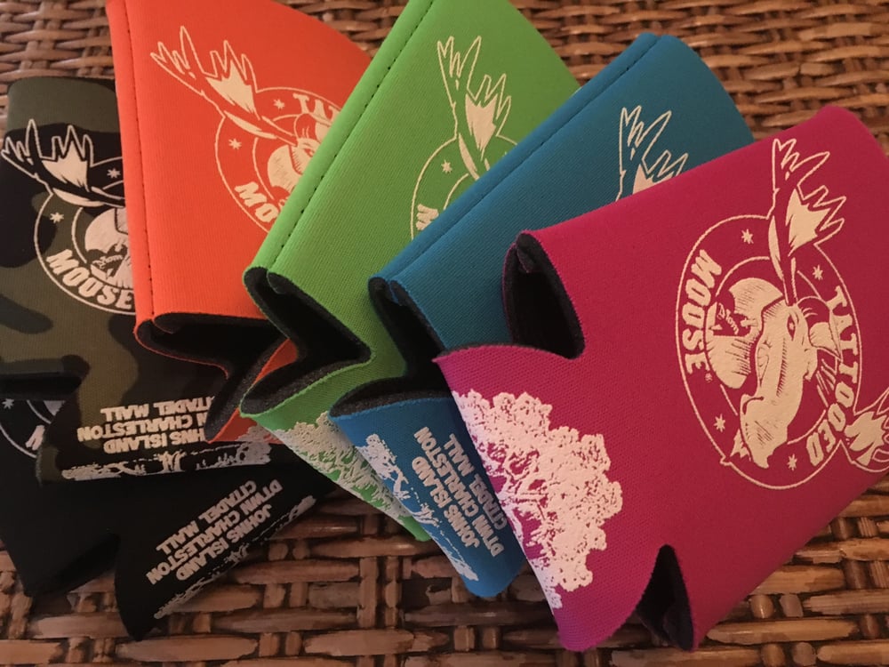 Image of Tattooed Moose 12 oz. KOOZIE (Assorted Colors!)