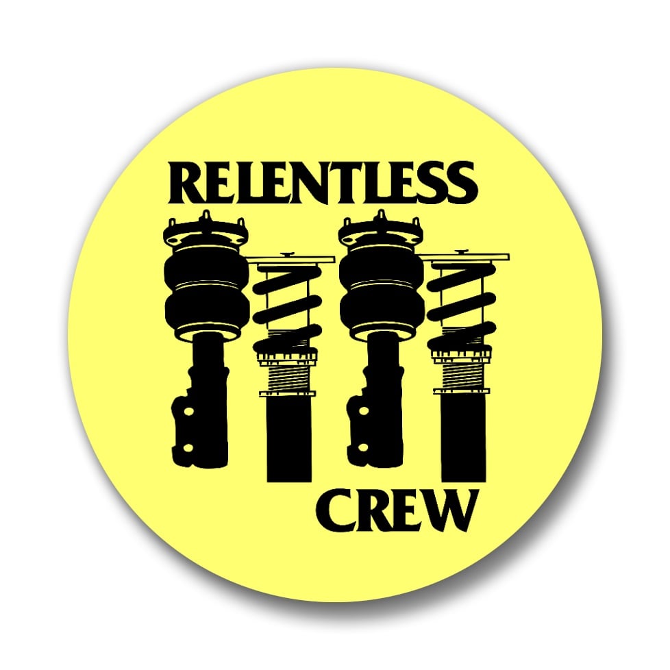 Relentless Crew 1.25" Button Pins 
