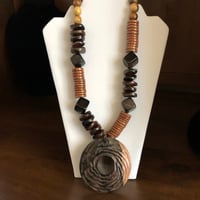 Image 3 of All wood necklace