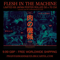 FLESH IN THE MACHINE - LIMITED 69 JAPAN POSTER (50x70 cm) - ROLLED - FREE WORLDWIDE SHIPPING