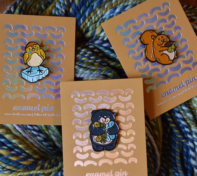 Image of Forest Friends Enamel Pins
