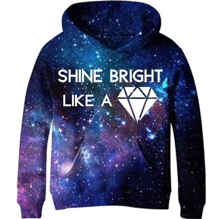 "Shine Bright" Sublimated