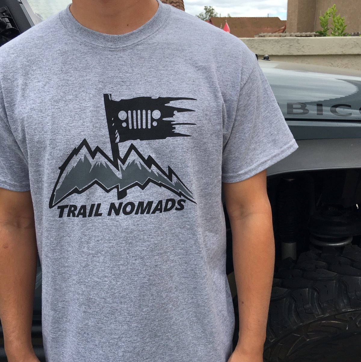 Image of Trail Nomads T-shirt (GRAY)