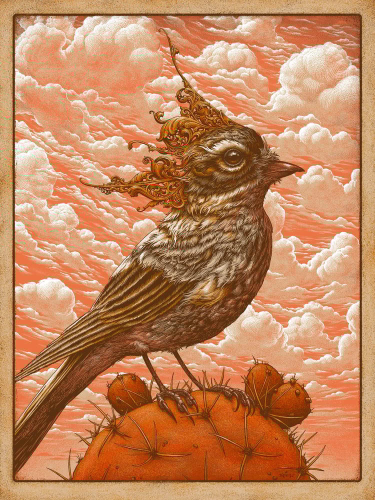 Image of "Desert Watcher" art print