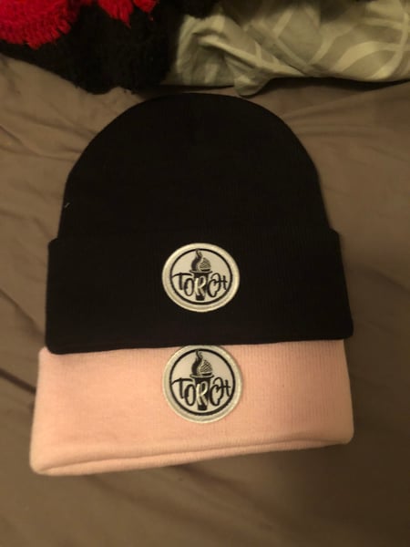 Image of Pink & Black Beanie Combo Deal 