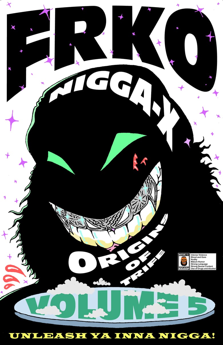 Image of "NIGGA-X: VOL. 5" COMIC (2 PAGES)