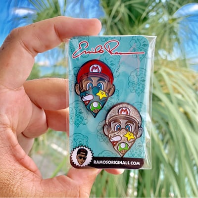 Image of Mario Pins (2pack) 