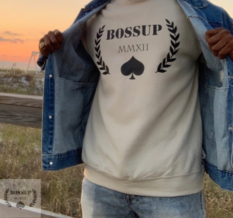 Image of Sand Colored BossUp Unisex Sweaters 