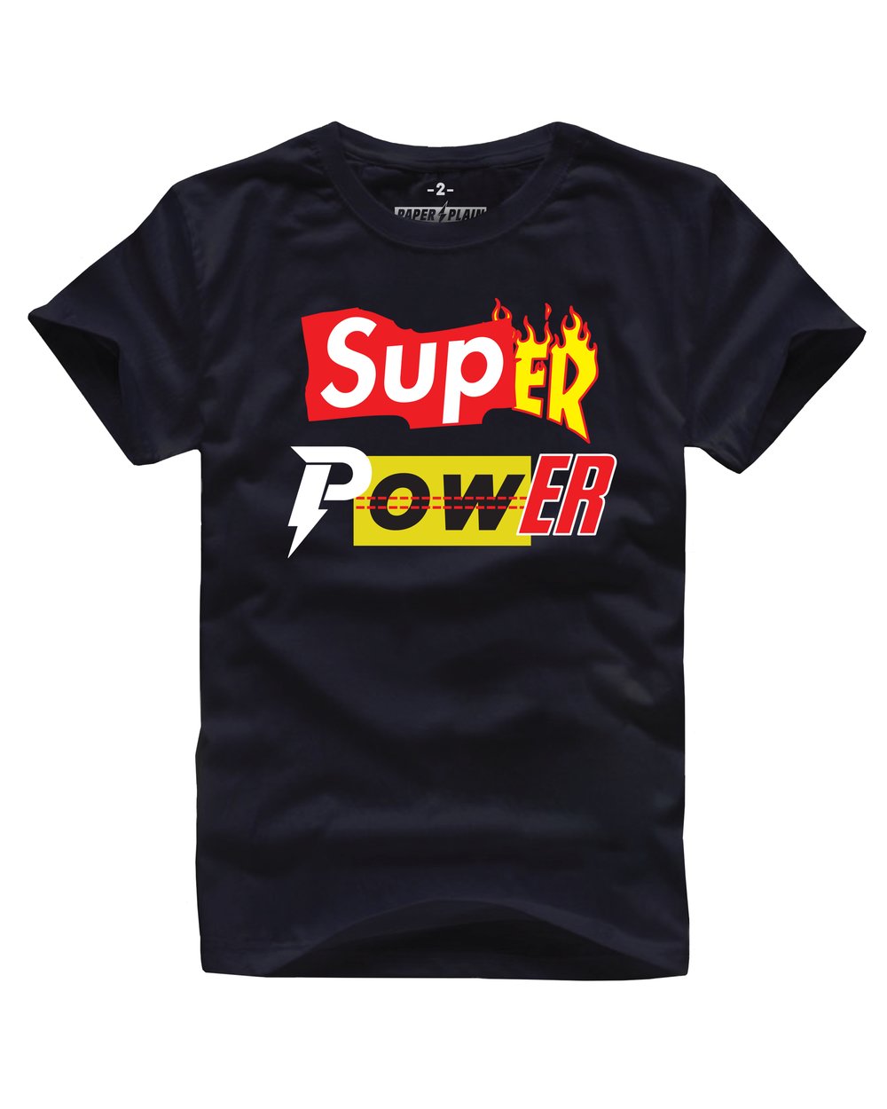 SUPER POWER TEE BLACK