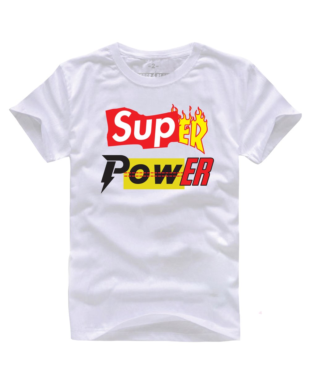 SUPER POWER TEE WHITE