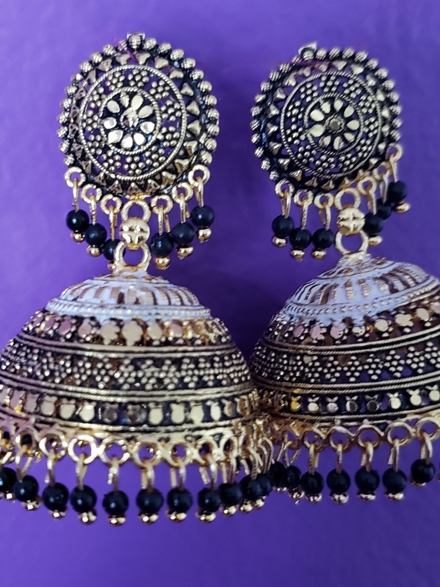 Image of Nisha Jhum Chandelier Earrings