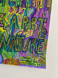 Image 6 of ‘I Release Complaining. I am Grateful To Be A Part of Nature’ Print