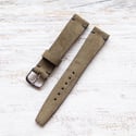 18mm Suede Strap - Hunter Green