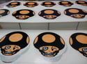 Custom 2 Colors Printing Eggshell Stickers