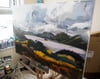 Derwentwater from Castlehead Woods (Original Painting)