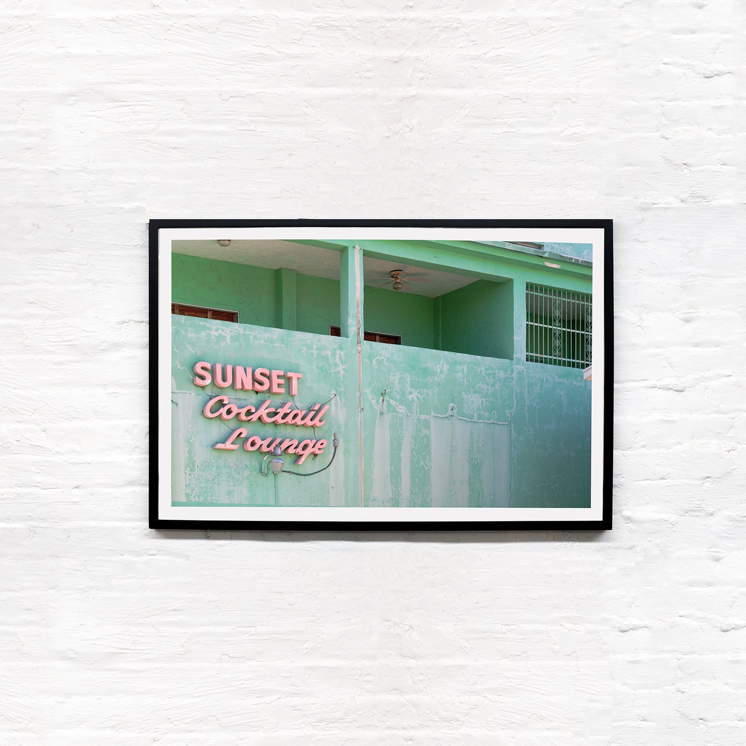 Image of Palm Beach Sunset Cocktail Lounge Photo Print