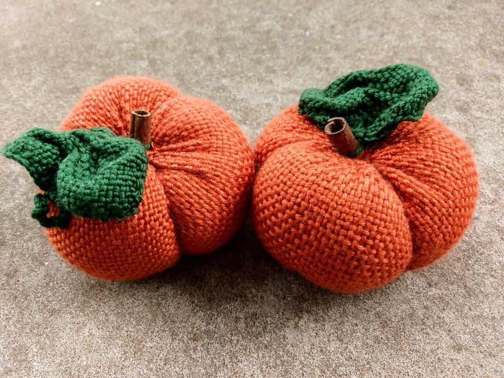 Image of Pumpkin, Soft Sculpture, Handwoven, Medium