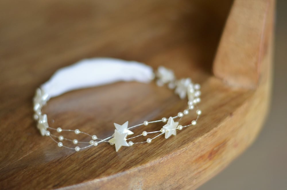 Image of Pearls and stars headband 