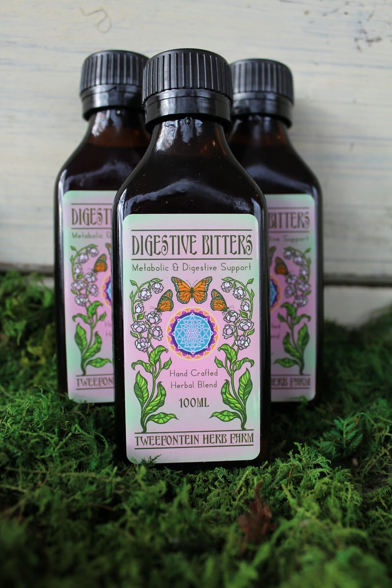 DIGESTIVE Bitters (100mL or 250 mL) Tweefontein Herb Farm