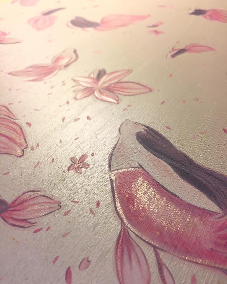 Cherry Blossoms - Snow