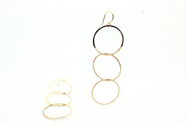 Image of LEILA triple hoops