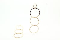 LEILA triple hoops