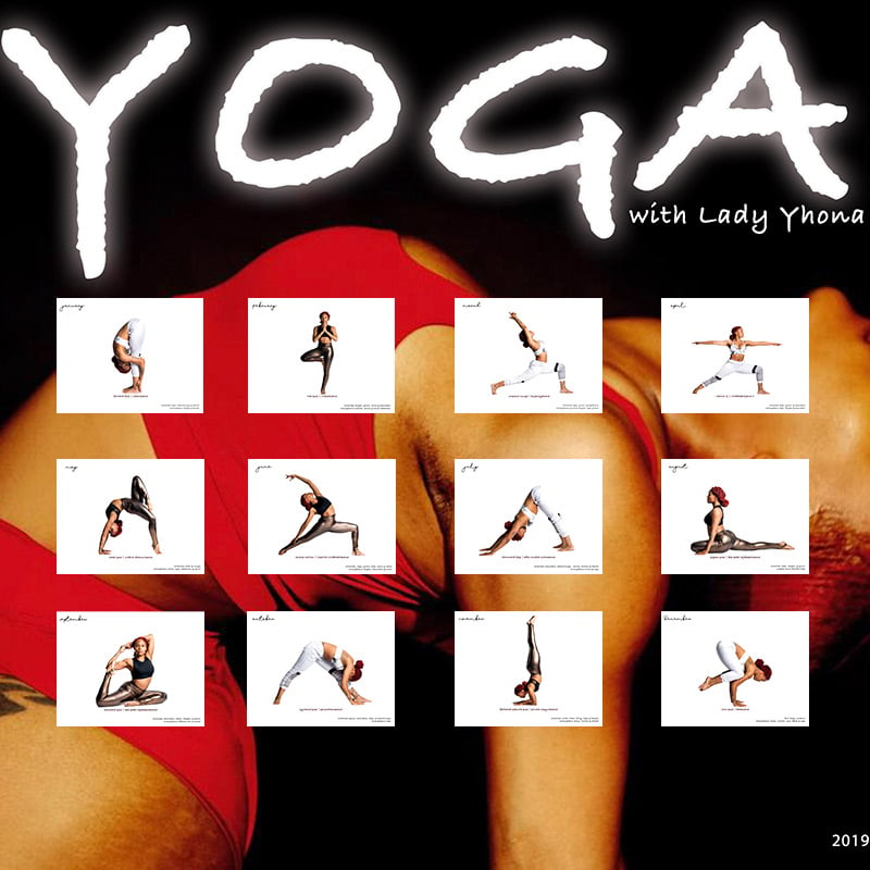Image of Lady Yhona 2019 Yoga Calendar 