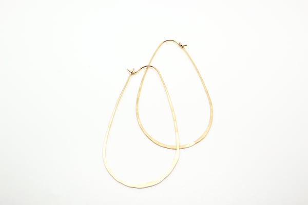 Image of TIA teardrop earrings