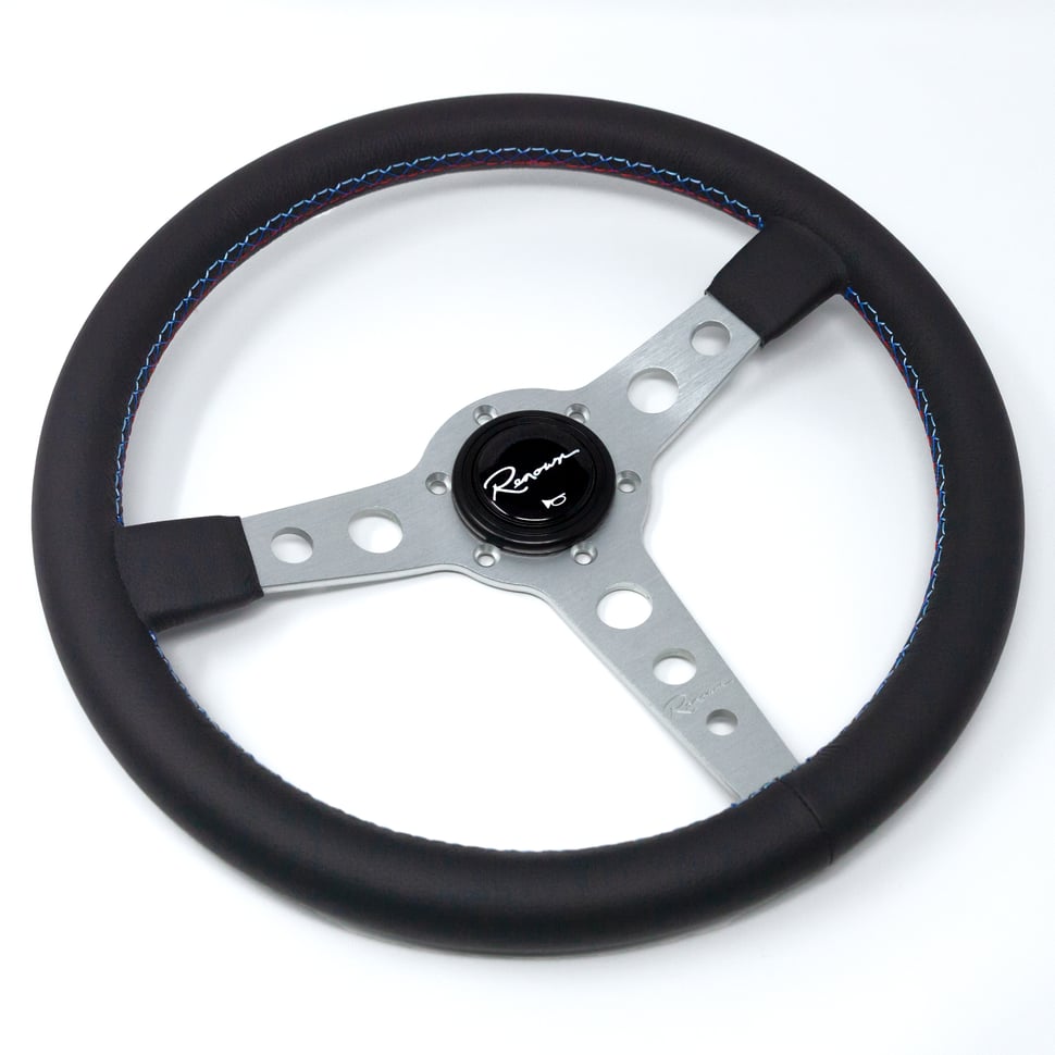 Image of Renown Monaco Silver Motorsport Steering Wheel