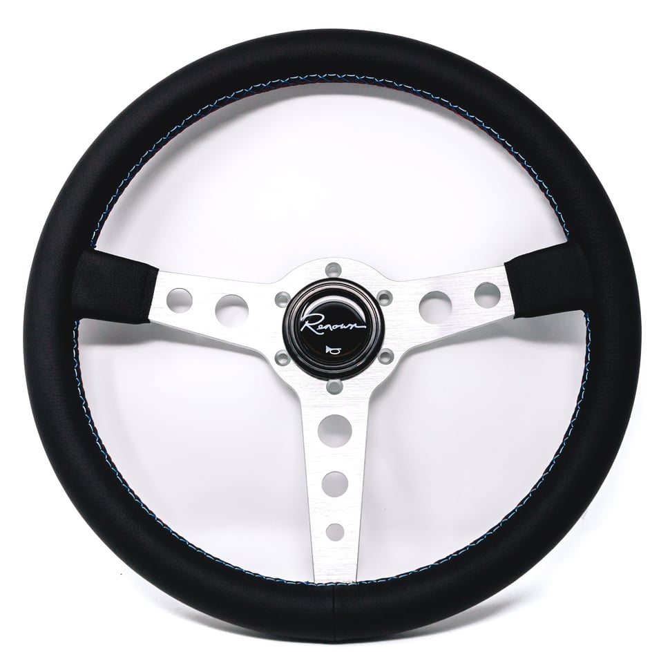 Image of Renown Monaco Silver Motorsport Steering Wheel