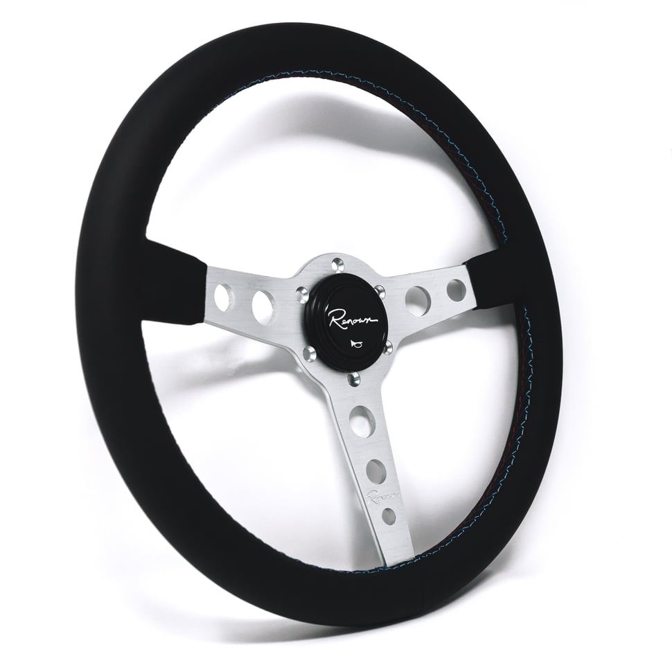 Image of Renown Monaco Silver Motorsport Steering Wheel