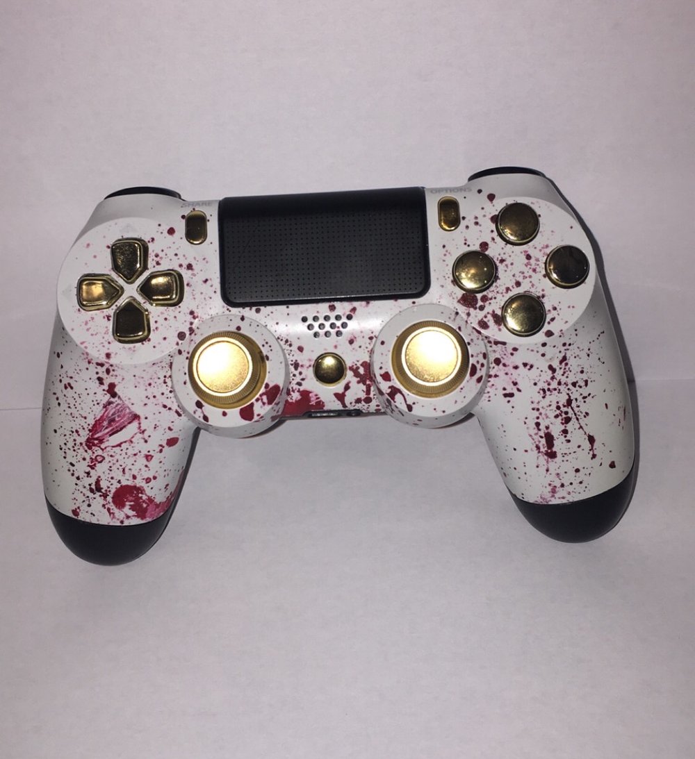 Image of PS4 blood splatter refurbished 