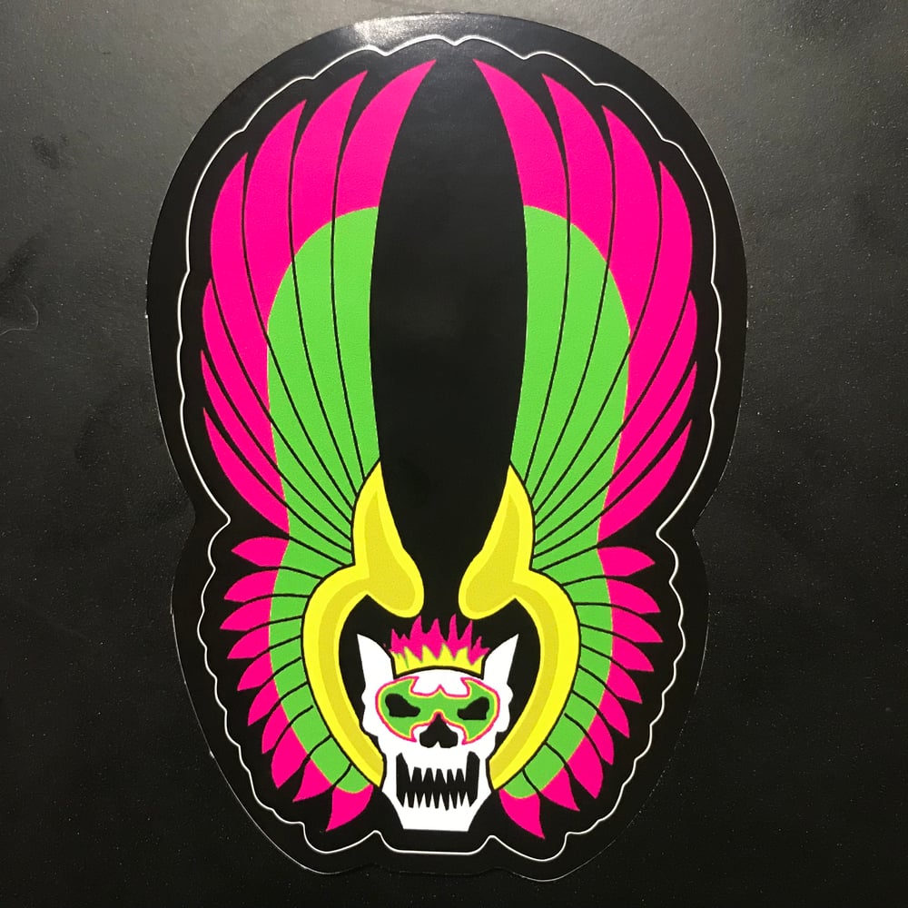 Image of FOR THE TITLE WARRIORS Die Cut Sticker