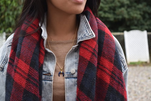 Image of The Lapis Moon necklace