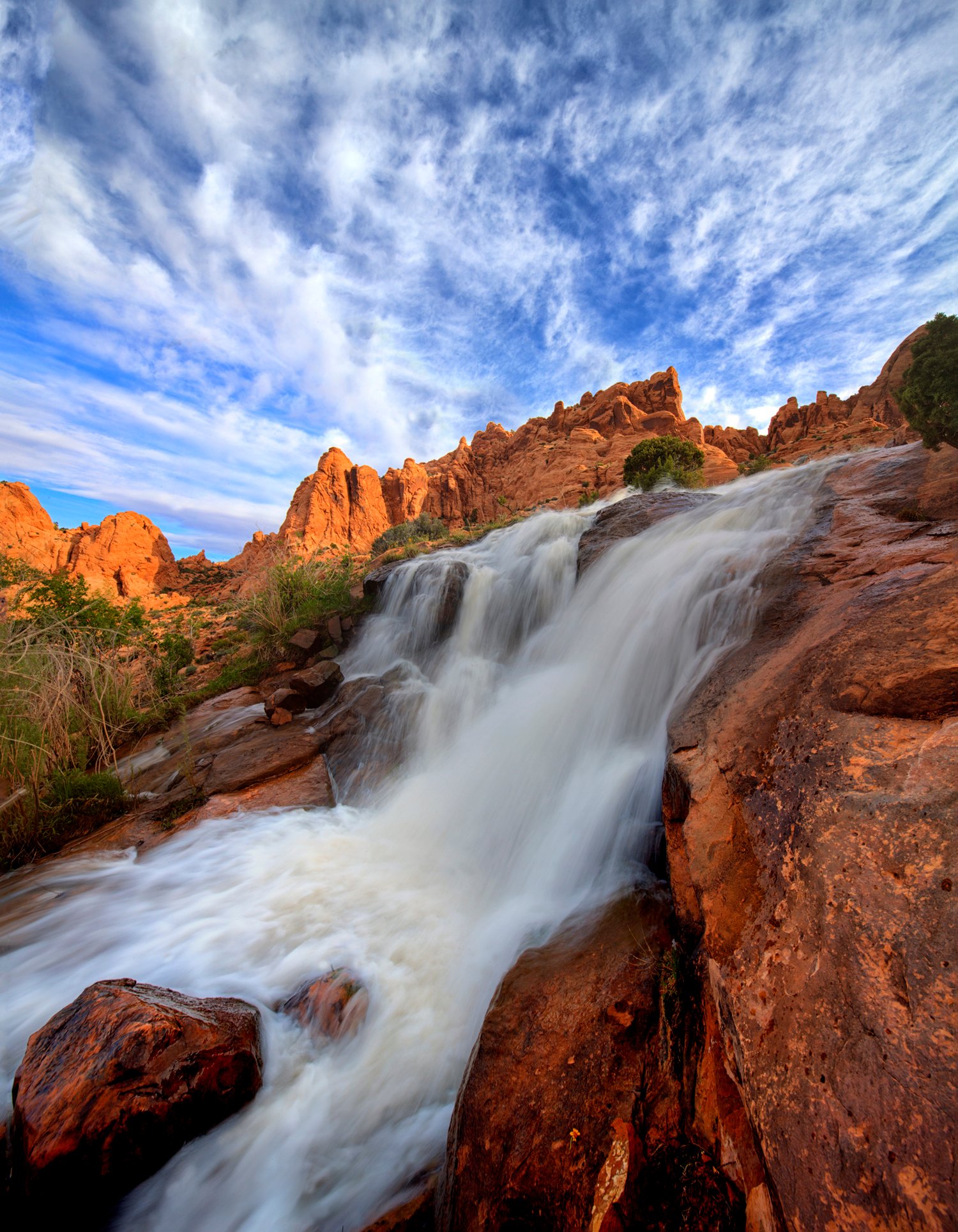 Image of Red Rock Waterfall