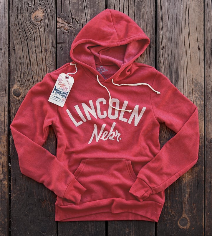 Image of Lincoln NEBR Hoody | Red